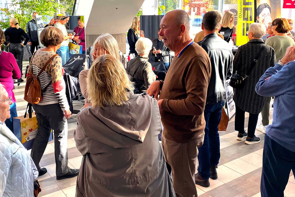 Mingel på 60+ Mässa i Gävle