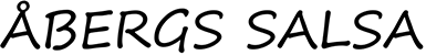 Åbergs Salsa logotyp