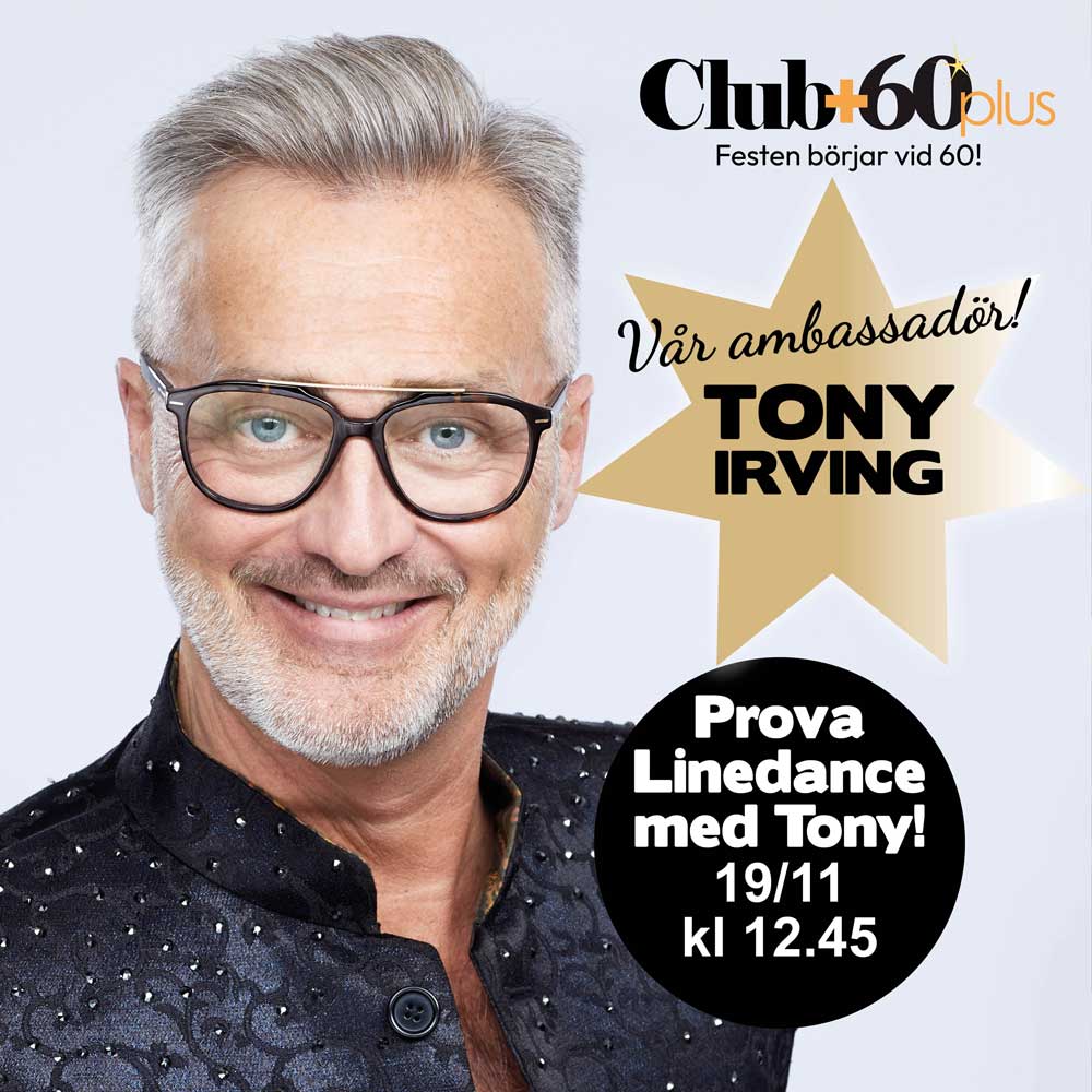 Prova på Linedance med TONY IRVING