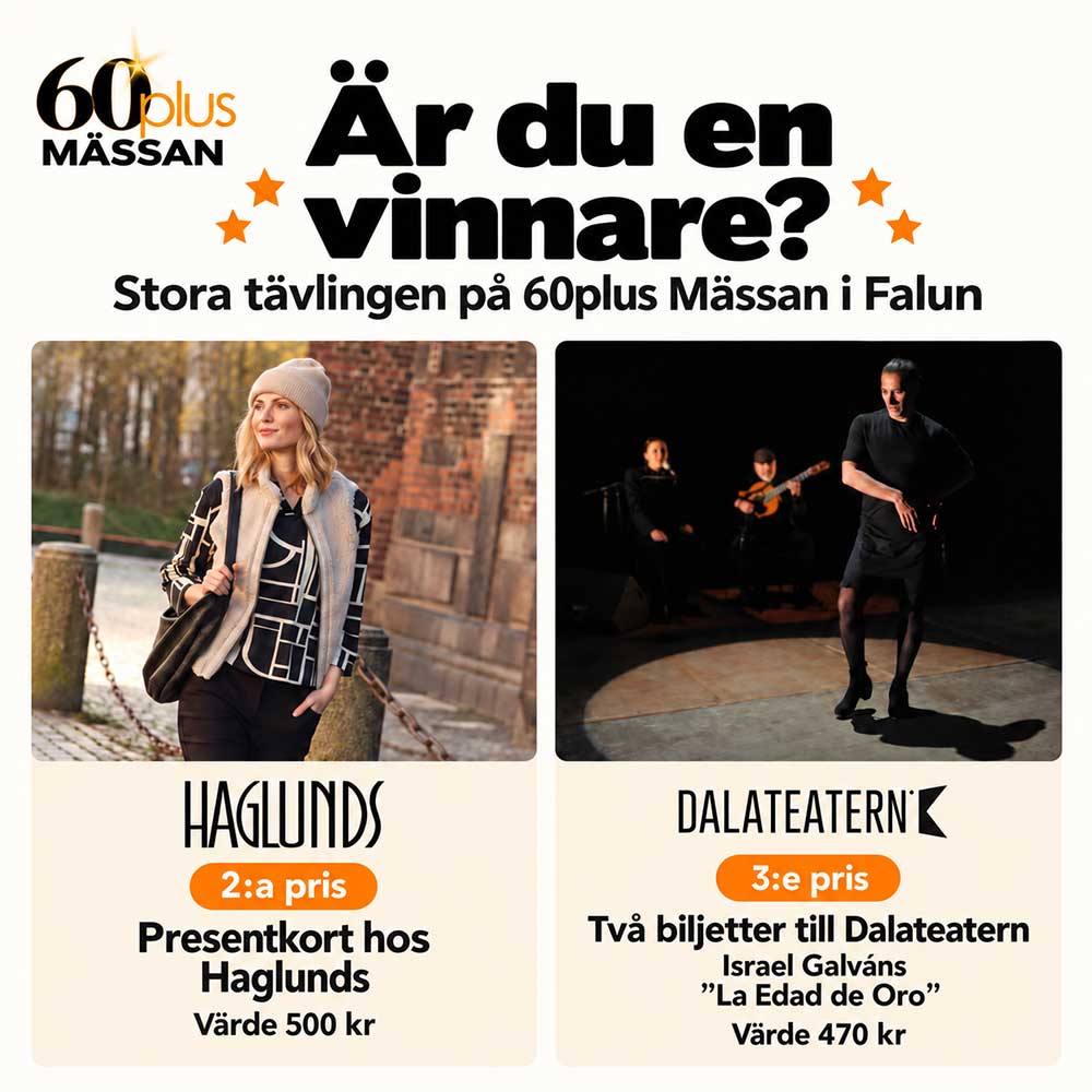 Grattis Eva och Jan - vinnare i vår tävling!