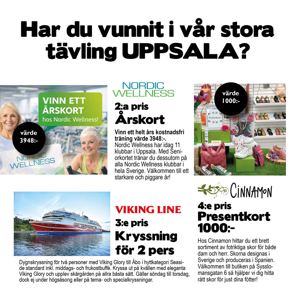 Vinnar eva tävling i Uppsala