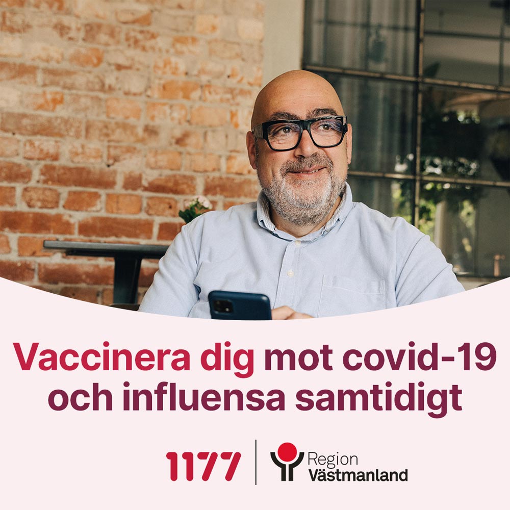 Man med mobiltelefon