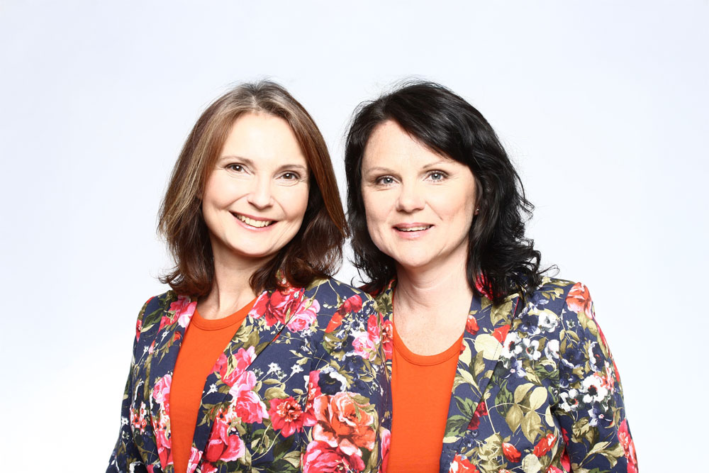 VD Laila och marknadschefen Pia